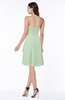 Casual A-line Zipper Chiffon Knee Length Ruching Bridesmaid Dresses