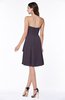 Casual A-line Zipper Chiffon Knee Length Ruching Bridesmaid Dresses