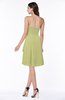 Casual A-line Zipper Chiffon Knee Length Ruching Bridesmaid Dresses