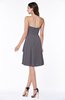 Casual A-line Zipper Chiffon Knee Length Ruching Bridesmaid Dresses