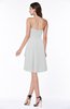 Casual A-line Zipper Chiffon Knee Length Ruching Bridesmaid Dresses