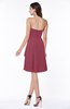 Casual A-line Zipper Chiffon Knee Length Ruching Bridesmaid Dresses