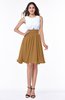 Cute A-line Sleeveless Zipper Chiffon Ruching Plus Size Bridesmaid Dresses