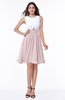 Cute A-line Sleeveless Zipper Chiffon Ruching Plus Size Bridesmaid Dresses