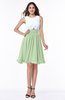 Cute A-line Sleeveless Zipper Chiffon Ruching Plus Size Bridesmaid Dresses