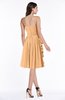 Traditional A-line Sweetheart Sleeveless Chiffon Knee Length Plus Size Bridesmaid Dresses