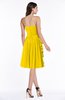 Traditional A-line Sweetheart Sleeveless Chiffon Knee Length Plus Size Bridesmaid Dresses