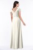 Modest Short Sleeve Chiffon Floor Length Ruching Plus Size Bridesmaid Dresses