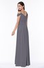 Gorgeous A-line Off-the-Shoulder Short Sleeve Chiffon Plus Size Bridesmaid Dresses