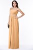 Sexy A-line Sleeveless Zipper Chiffon Floor Length Plus Size Bridesmaid Dresses