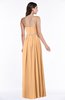 Sexy A-line Sleeveless Zipper Chiffon Floor Length Plus Size Bridesmaid Dresses