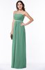 Sexy A-line Sleeveless Zipper Chiffon Floor Length Plus Size Bridesmaid Dresses