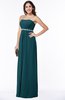 Sexy A-line Sleeveless Zipper Chiffon Floor Length Plus Size Bridesmaid Dresses