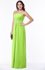 Sexy A-line Sleeveless Zipper Chiffon Floor Length Plus Size Bridesmaid Dresses