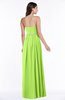 Sexy A-line Sleeveless Zipper Chiffon Floor Length Plus Size Bridesmaid Dresses