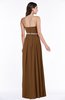 Sexy A-line Sleeveless Zipper Chiffon Floor Length Plus Size Bridesmaid Dresses