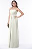 Sexy A-line Sleeveless Zipper Chiffon Floor Length Plus Size Bridesmaid Dresses