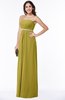 Sexy A-line Sleeveless Zipper Chiffon Floor Length Plus Size Bridesmaid Dresses