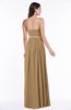 Sexy A-line Sleeveless Zipper Chiffon Floor Length Plus Size Bridesmaid Dresses
