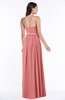 Sexy A-line Sleeveless Zipper Chiffon Floor Length Plus Size Bridesmaid Dresses