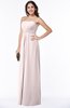 Sexy A-line Sleeveless Zipper Chiffon Floor Length Plus Size Bridesmaid Dresses