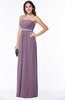 Sexy A-line Sleeveless Zipper Chiffon Floor Length Plus Size Bridesmaid Dresses