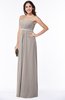Sexy A-line Sleeveless Zipper Chiffon Floor Length Plus Size Bridesmaid Dresses