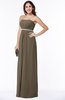 Sexy A-line Sleeveless Zipper Chiffon Floor Length Plus Size Bridesmaid Dresses