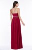 Sexy A-line Sleeveless Zipper Chiffon Floor Length Plus Size Bridesmaid Dresses