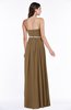 Sexy A-line Sleeveless Zipper Chiffon Floor Length Plus Size Bridesmaid Dresses