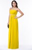 Sexy A-line Sleeveless Zipper Chiffon Floor Length Plus Size Bridesmaid Dresses