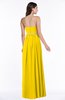 Sexy A-line Sleeveless Zipper Chiffon Floor Length Plus Size Bridesmaid Dresses
