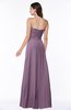 Sexy Sleeveless Half Backless Chiffon Floor Length Ribbon Plus Size Bridesmaid Dresses