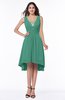 Elegant A-line Sleeveless Zip up Rhinestone Plus Size Bridesmaid Dresses