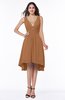 Elegant A-line Sleeveless Zip up Rhinestone Plus Size Bridesmaid Dresses