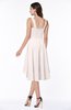 Elegant A-line Sleeveless Zip up Rhinestone Plus Size Bridesmaid Dresses