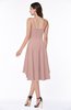Elegant A-line Sleeveless Zip up Rhinestone Plus Size Bridesmaid Dresses