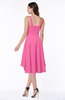 Elegant A-line Sleeveless Zip up Rhinestone Plus Size Bridesmaid Dresses