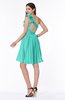 Modern A-line One Shoulder Sleeveless Zipper Chiffon Plus Size Bridesmaid Dresses