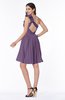Modern A-line One Shoulder Sleeveless Zipper Chiffon Plus Size Bridesmaid Dresses