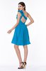 Modern A-line One Shoulder Sleeveless Zipper Chiffon Plus Size Bridesmaid Dresses