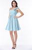 Modern A-line One Shoulder Sleeveless Zipper Chiffon Plus Size Bridesmaid Dresses