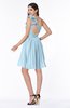 Modern A-line One Shoulder Sleeveless Zipper Chiffon Plus Size Bridesmaid Dresses