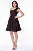 Modern A-line One Shoulder Sleeveless Zipper Chiffon Plus Size Bridesmaid Dresses