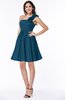 Modern A-line One Shoulder Sleeveless Zipper Chiffon Plus Size Bridesmaid Dresses
