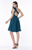 Modern A-line One Shoulder Sleeveless Zipper Chiffon Plus Size Bridesmaid Dresses