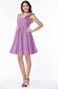 Modern A-line One Shoulder Sleeveless Zipper Chiffon Plus Size Bridesmaid Dresses