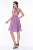 Modern A-line One Shoulder Sleeveless Zipper Chiffon Plus Size Bridesmaid Dresses