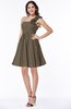 Modern A-line One Shoulder Sleeveless Zipper Chiffon Plus Size Bridesmaid Dresses