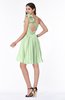 Modern A-line One Shoulder Sleeveless Zipper Chiffon Plus Size Bridesmaid Dresses